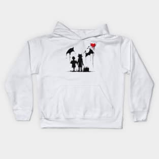 vampire love Kids Hoodie